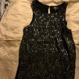 Evening top. Covered in sequins front and back.